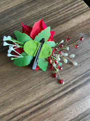 Rose Flower Clip