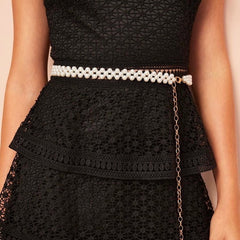 Faux Pearl belt