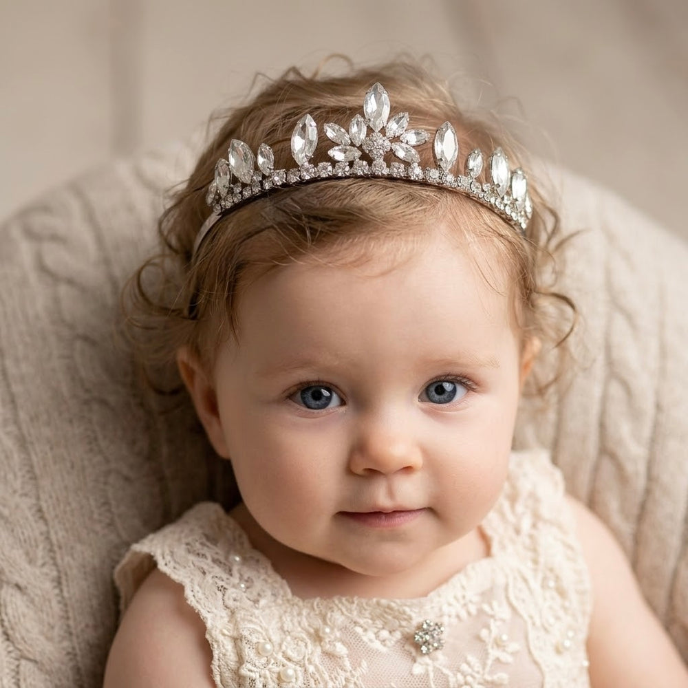 Rhinestone Baby Tiara