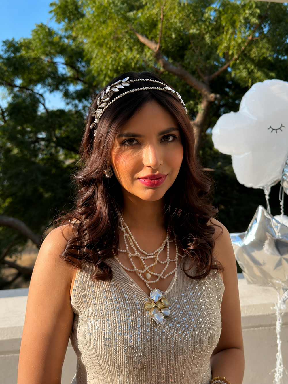 Crystal Double Headband