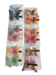 Butterfly Clips (Pack of 12)
