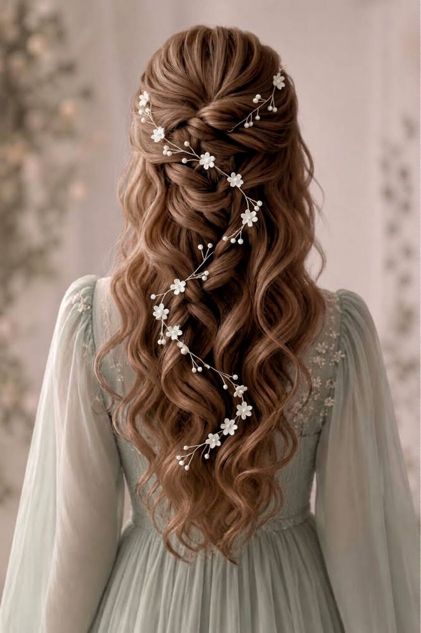 Silver long hairvine