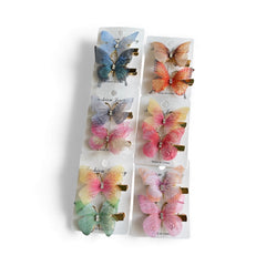 Butterfly Clips (Pack of 12)