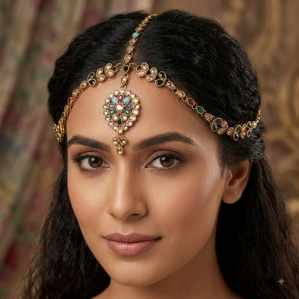 Traditional Matha Patti / Forehead Hair Chain