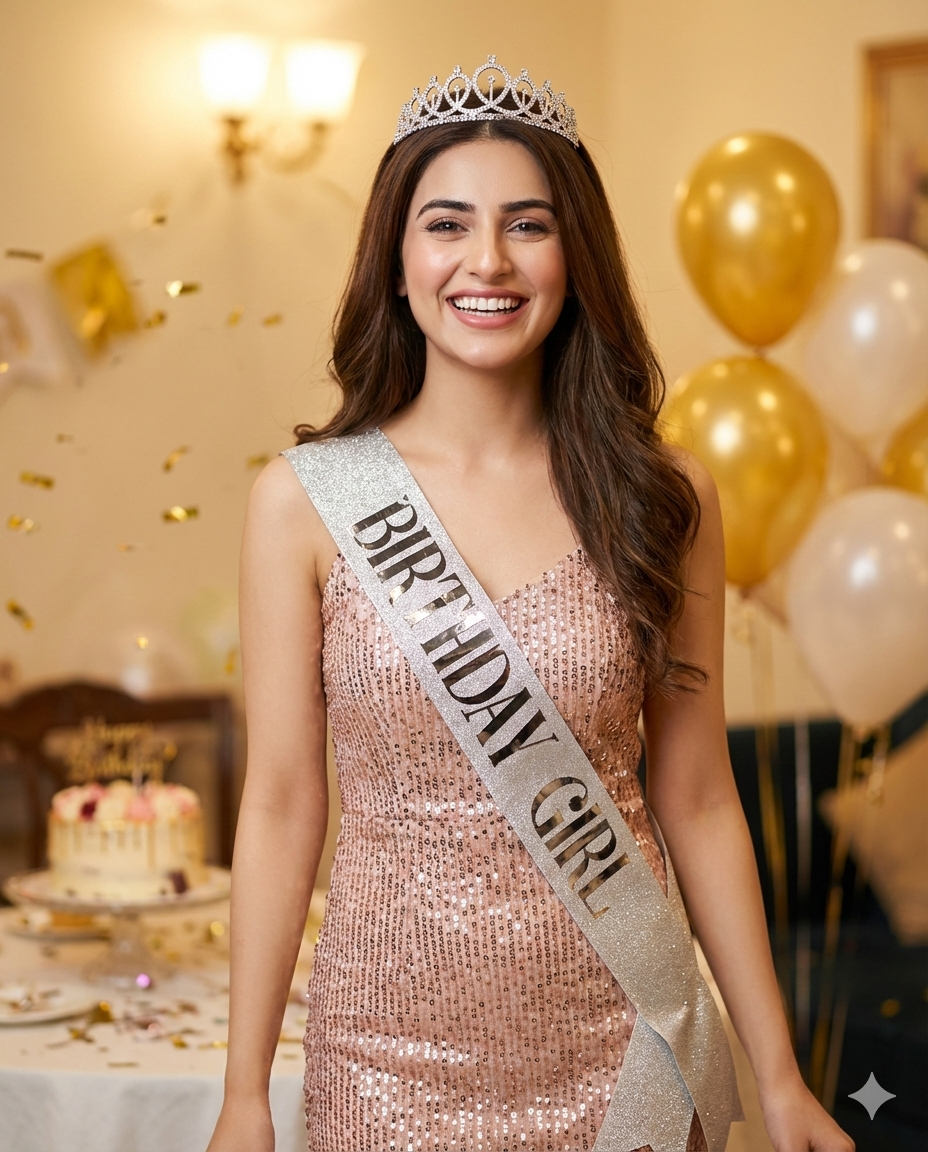 Ultimate Birthday Bundle: Rhinestone Tiara & "Birthday Girl" Sash