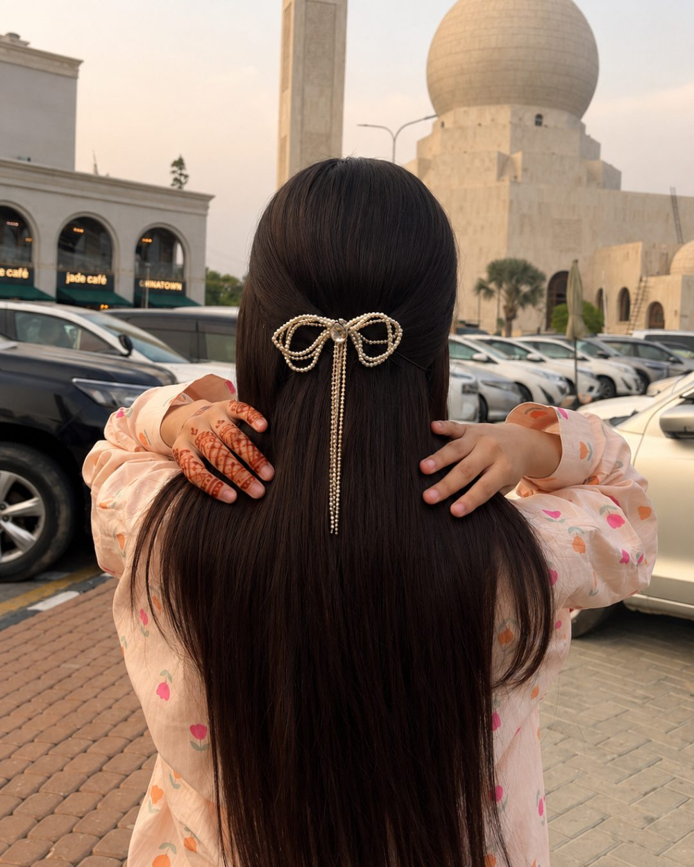 Comb Pin (Pearl Bow)