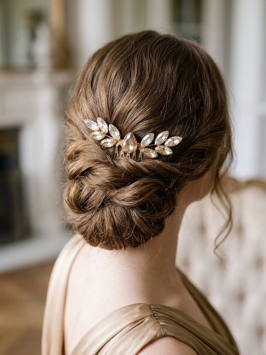 Rhinestones mix colors pin