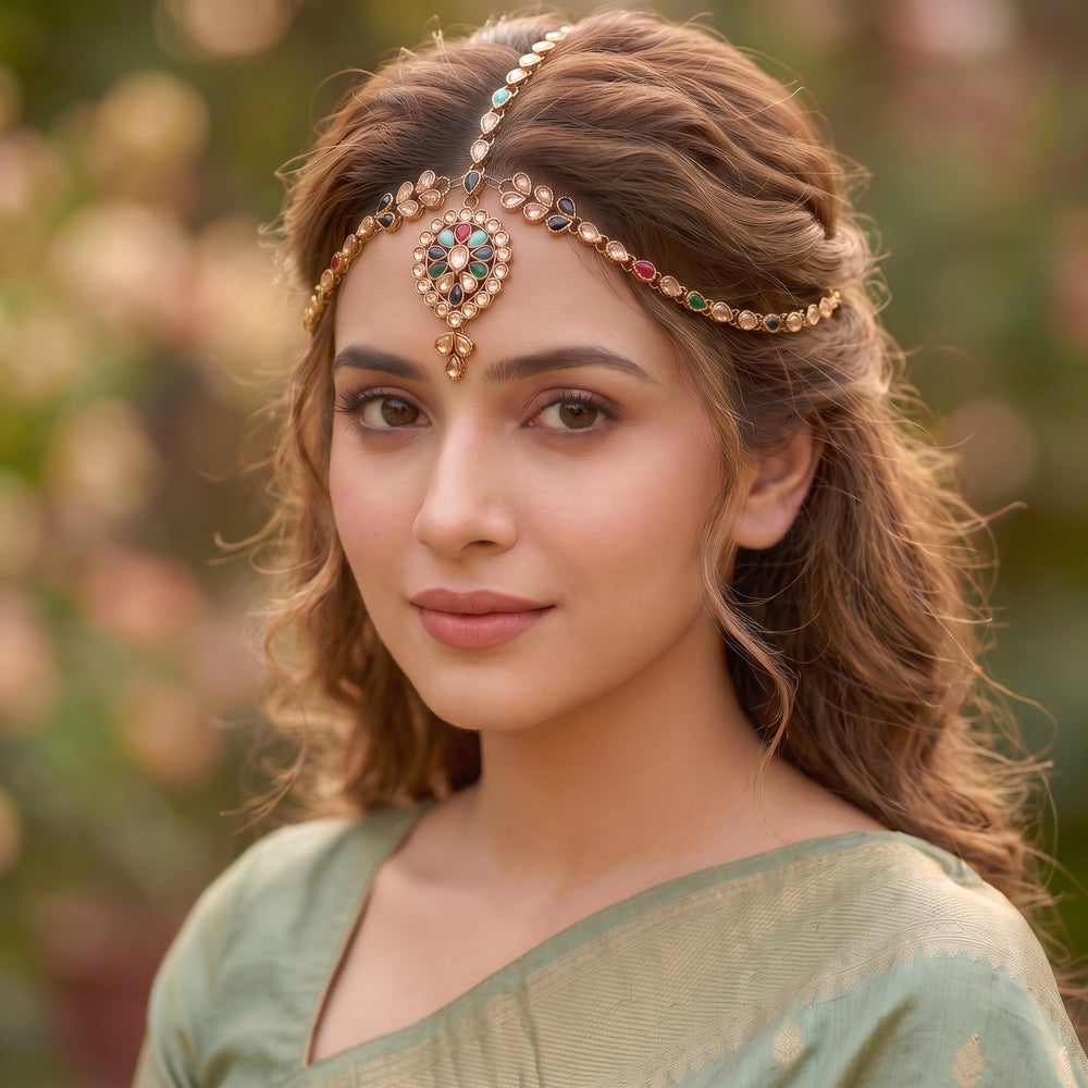 Traditional Matha Patti / Forehead Hair Chain