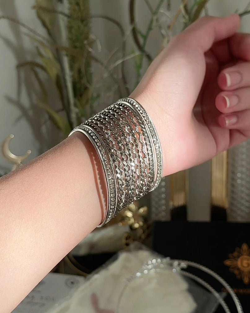 Silver Bangles