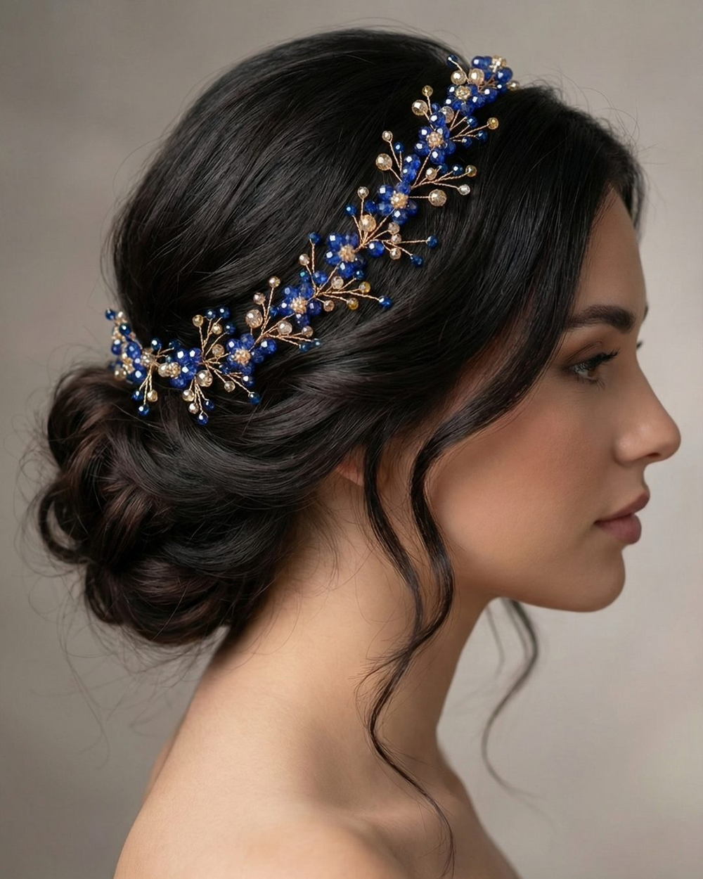 Sapphire Hair Vine
