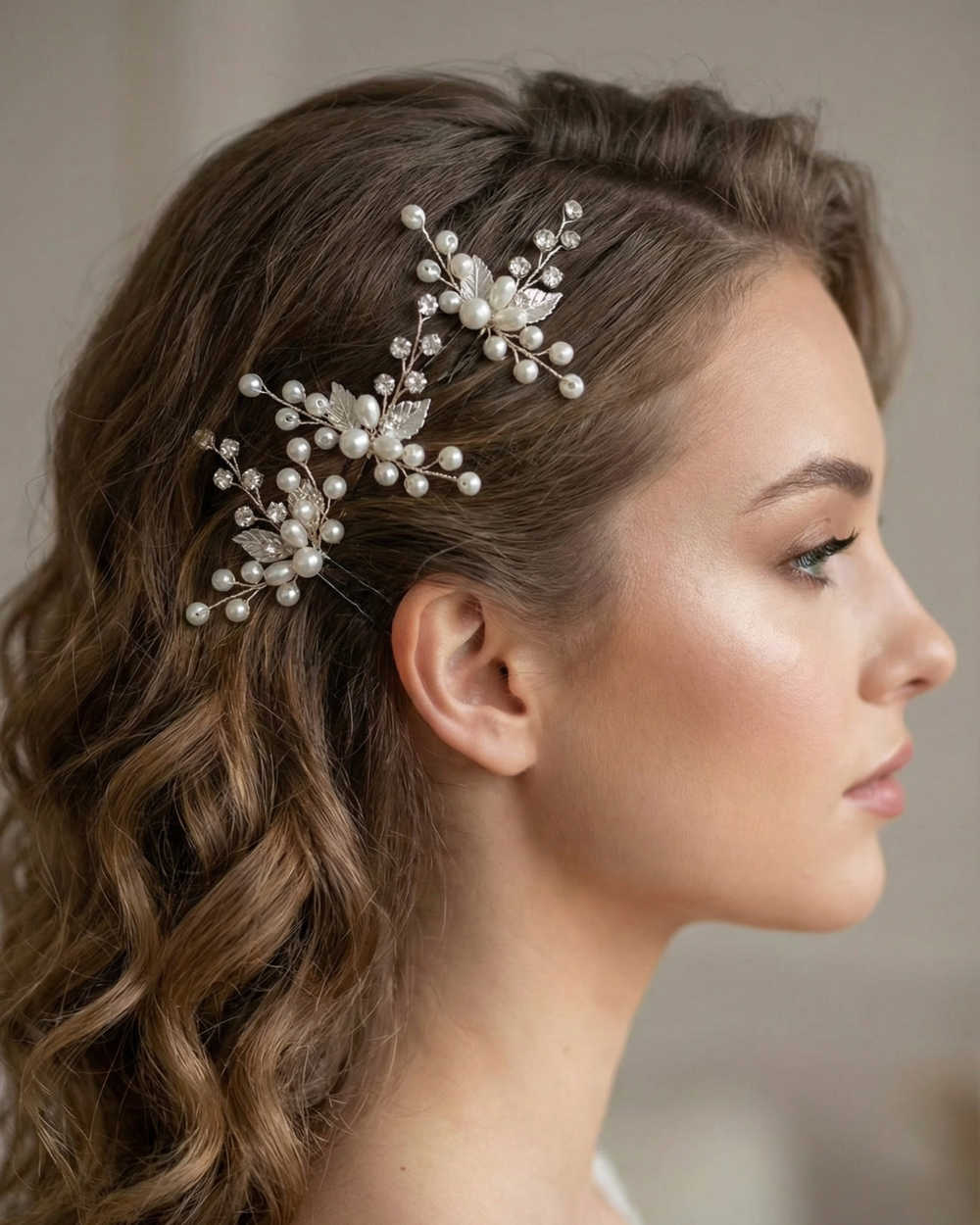 Pearl Hair Pins – 3 Piece Set