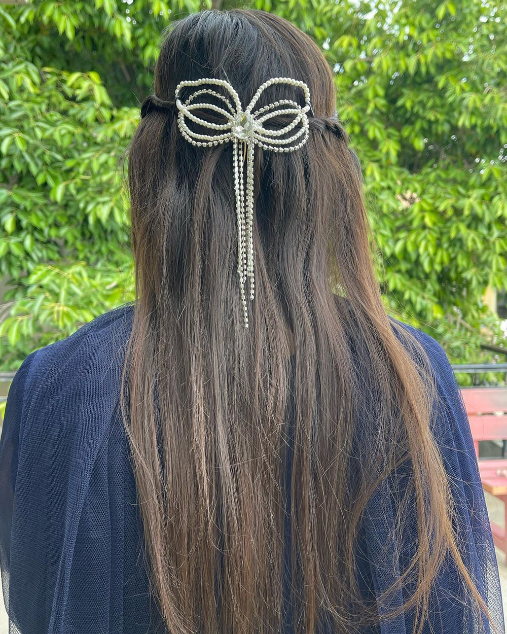 Comb Pin (Pearl Bow)